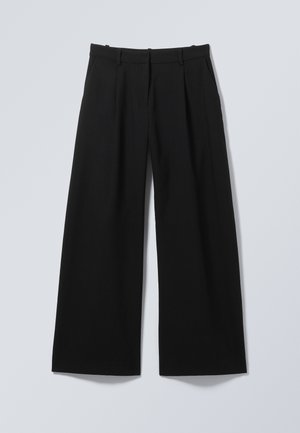 Weekday DARA WIDE SUITING - Pantalon classique - black