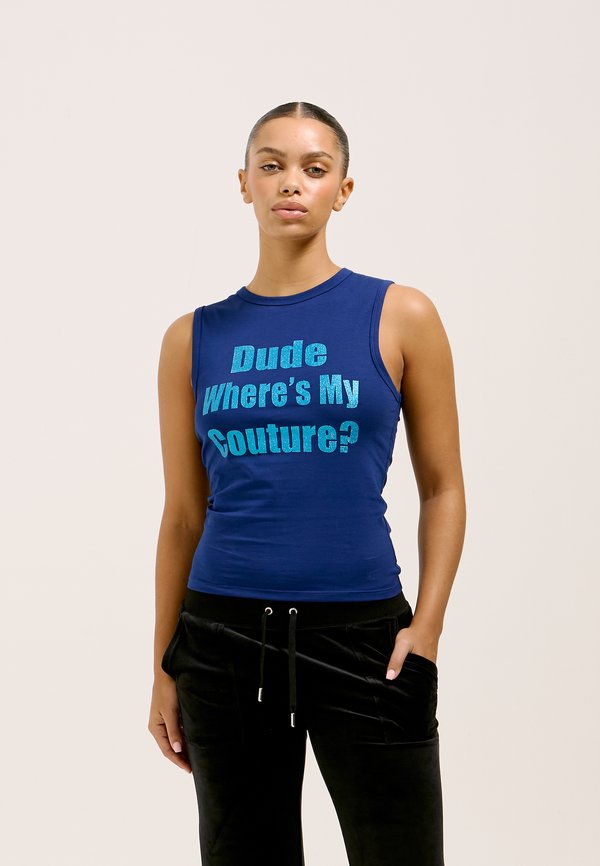 DUDE WHERES TANK UNISEX - Top3