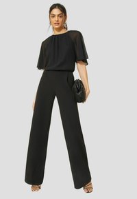 Friends Like These FLUTTER SLEEVE WIDE REGULAR FIT - Kombinezon - black