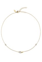 Breil, My Lucky Collection, Collana Donna Eye of Light TJ3178, Collezione Gioielli Giulia Salemi, in Acciaio Colorato, con Cubic Zirconia, Chiusura a Moschettone, Colore Gold, 45 Cm