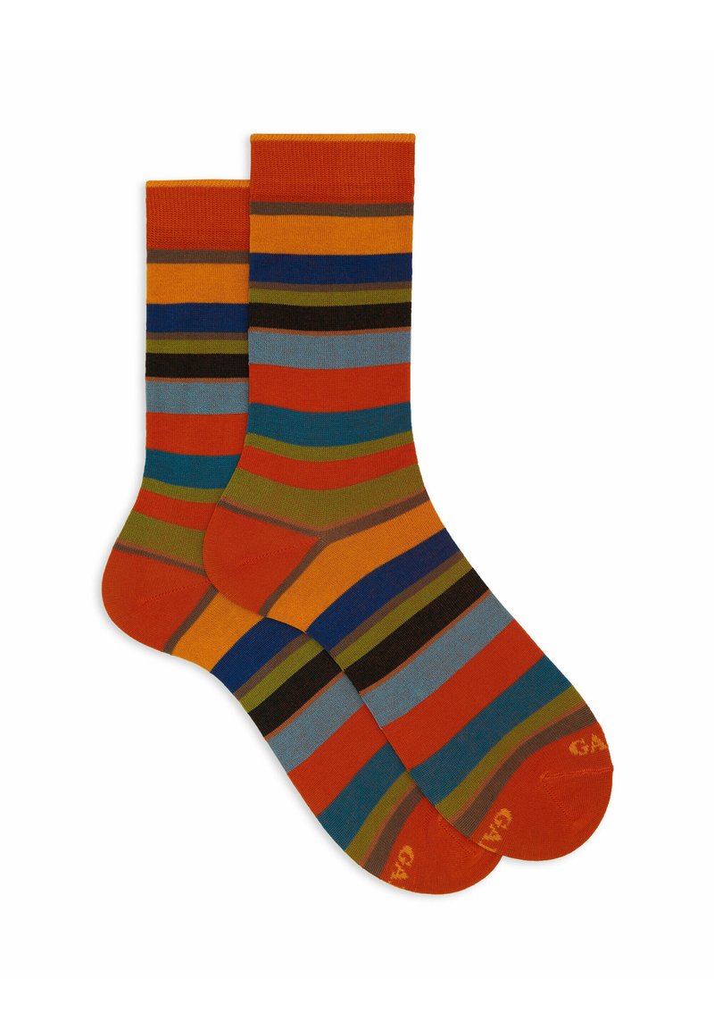 Gallo WITH STRIPES - Socks - zucca erba