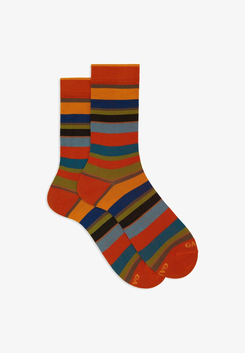 Gallo WITH STRIPES - Socks - zucca erba