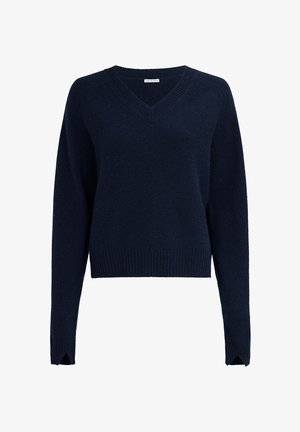 True Religion, TRUE RELIGION STRICKPULLOVER V-NECK MC COCO - Strickpullover - midnightnavy