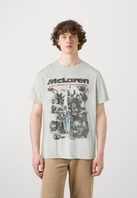 Hollister PITSTOP MCLAREN Print T-shirt grey Zalando