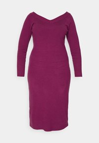 Vestido de malha - purple