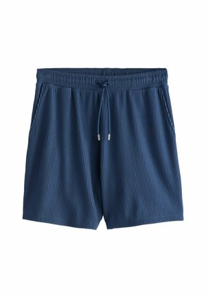 Next, TEXTURED DRAWSTRING WAIST  - Træningsbukser - blue