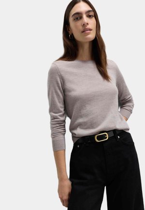 CREW NECK - Trui - fawn