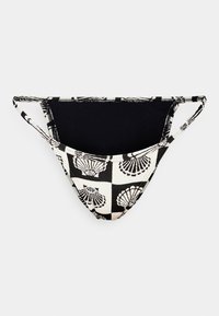 SOLEIL SHELL LEG CHEEKY - Bikiniunderdel - black/white