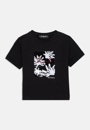 Μπλουζάκι με στάμπα - black