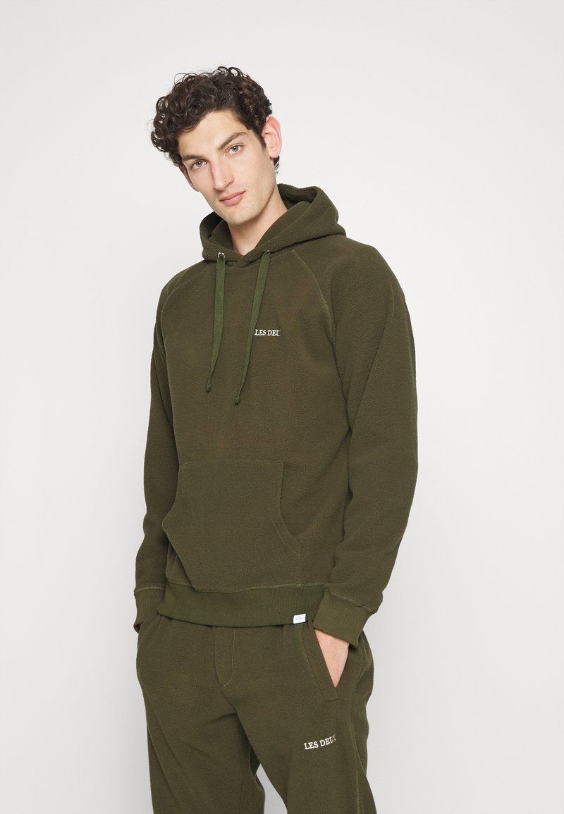 Les Deux DUNCAN HOODIE - Sweatshirt com capuz - olive night