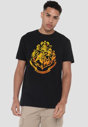 Cotton Soul, HARRY POTTER HOGWARTS STENCIL - T-Shirt print - black