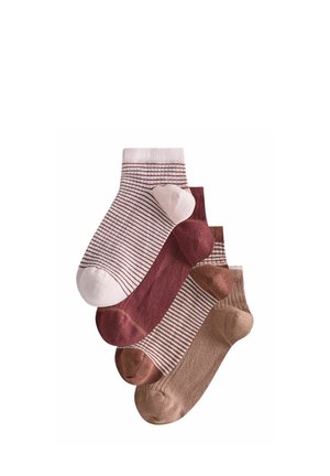 Next, 4 PACK - Socken - berry stripe