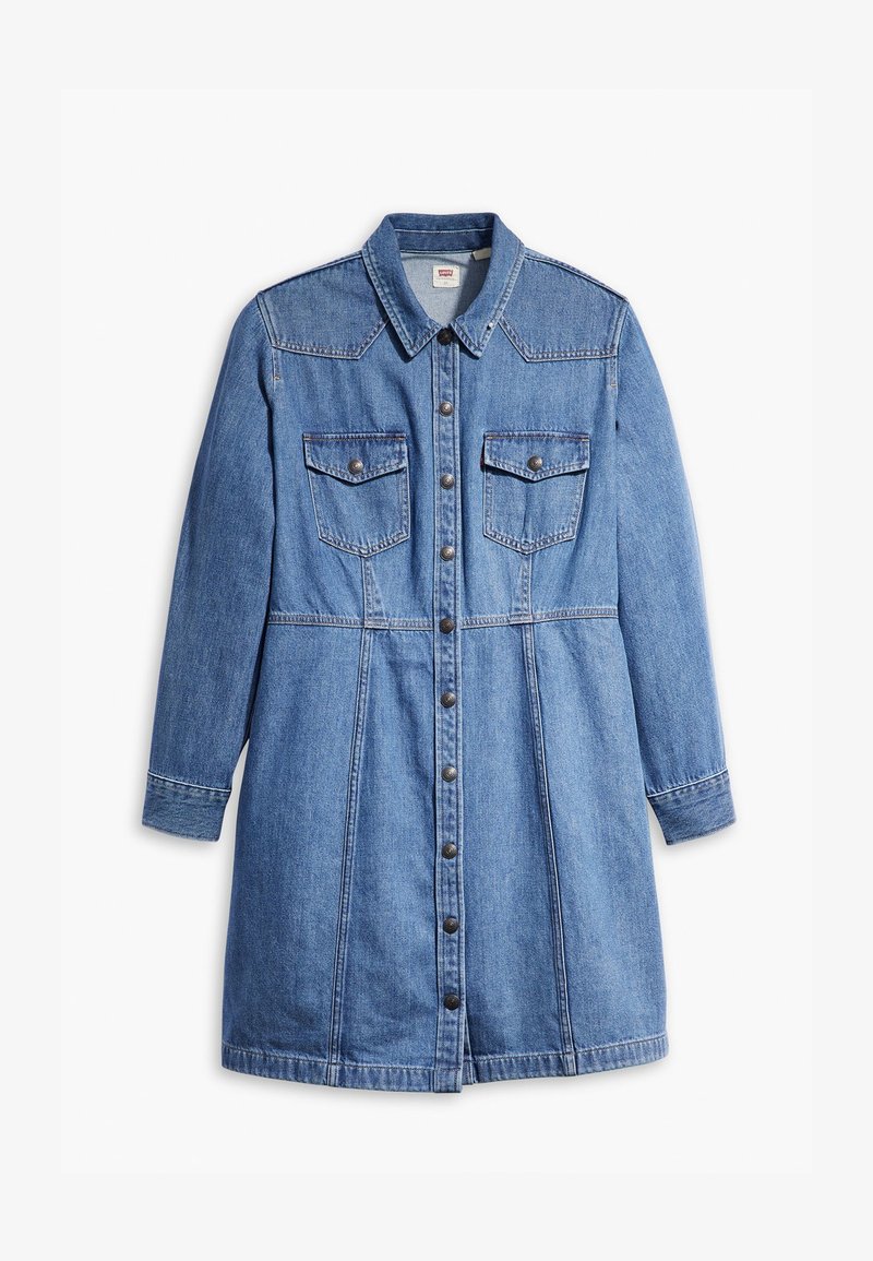 Levi's® Plus FLYNN WESTERN DRESS - Τζιν φόρεμα - ringing bells