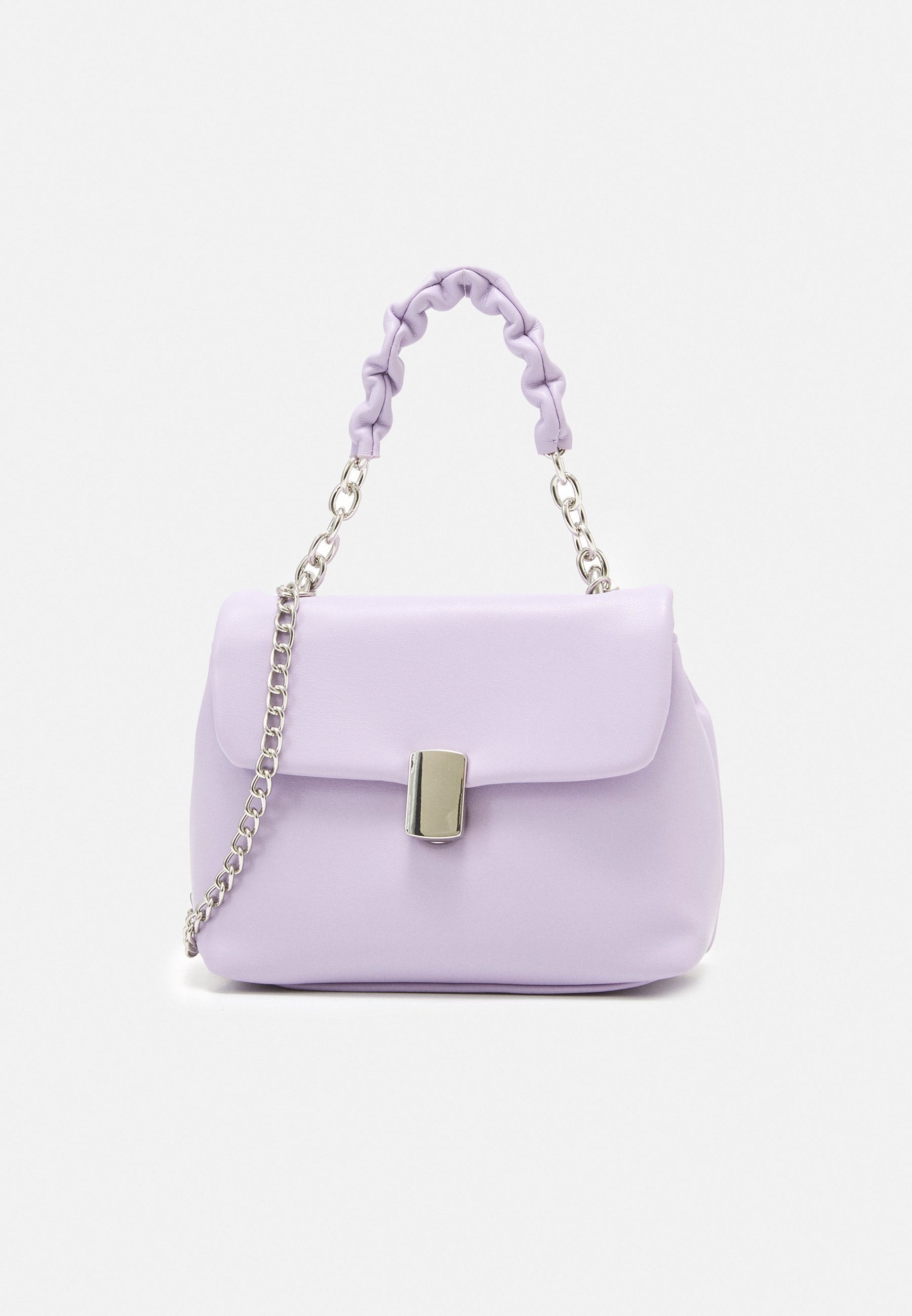 light purple handbag