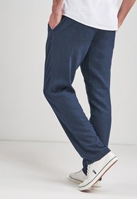 Next TROUSERS REGULAR FIT - Kelnės - mottled blue