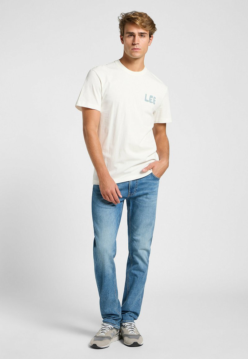 Lee T-shirt print beige