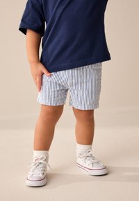 Next REGULAR FIT - Shorts - blue ticking stripe