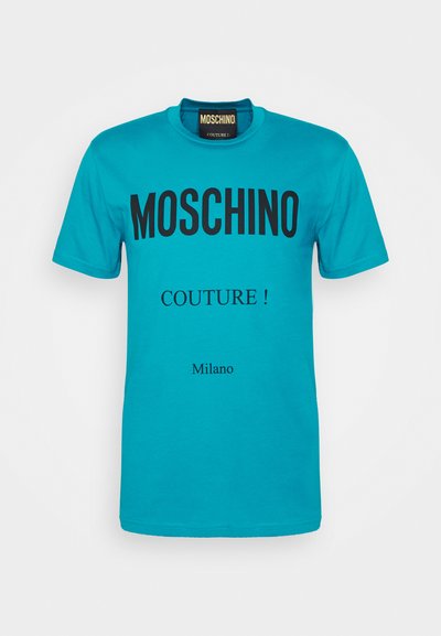 MOSCHINO T-shirt estampada - turquoise