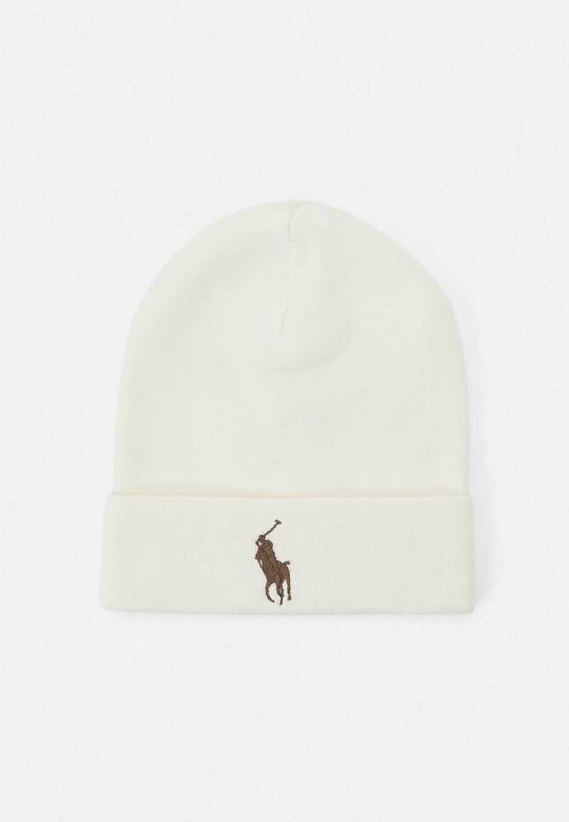 Polo Ralph Lauren COLD WEATHER HAT Mütze clubhouse cream/offwhite