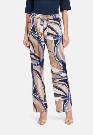 SCHLUPF MIT PRINT - Broek - nature blue