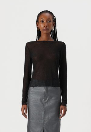 ONLY ONLSIVAL LIFE - Maglietta a manica lunga - black