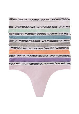7 PACK - Perizoma - white/pink/purple