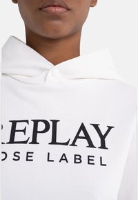 Replay Mikina s kapucí - white