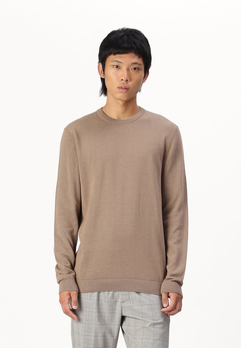 Only & Sons ONSALEX CREW NECK - Trui - desert taupe
