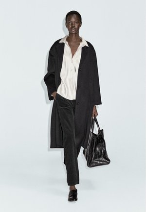 MID RISE STRAIGHT FIT - Pantaloni - black