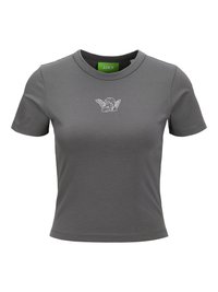 JXGIGI BABY VALENTINE TEE - Nyomott mintás póló - thunderstorm