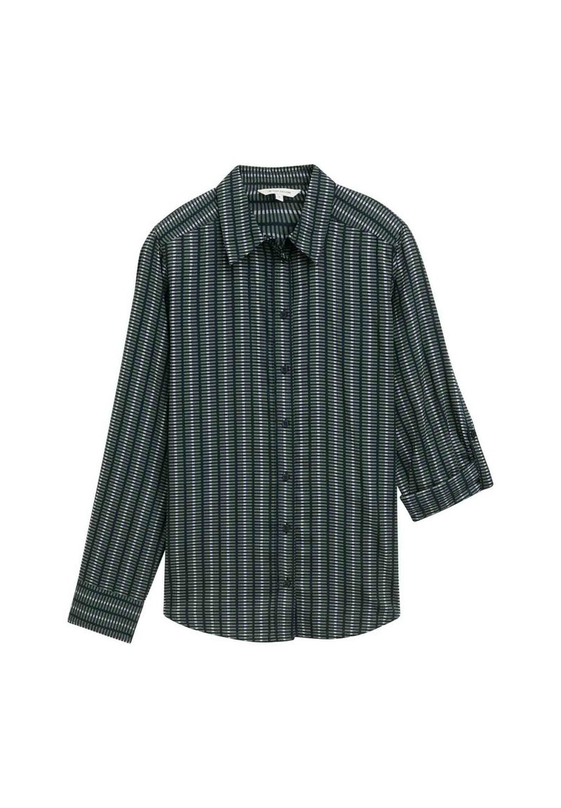 Tom Tailor Overhemdblouse gemêleerd donkerblauw