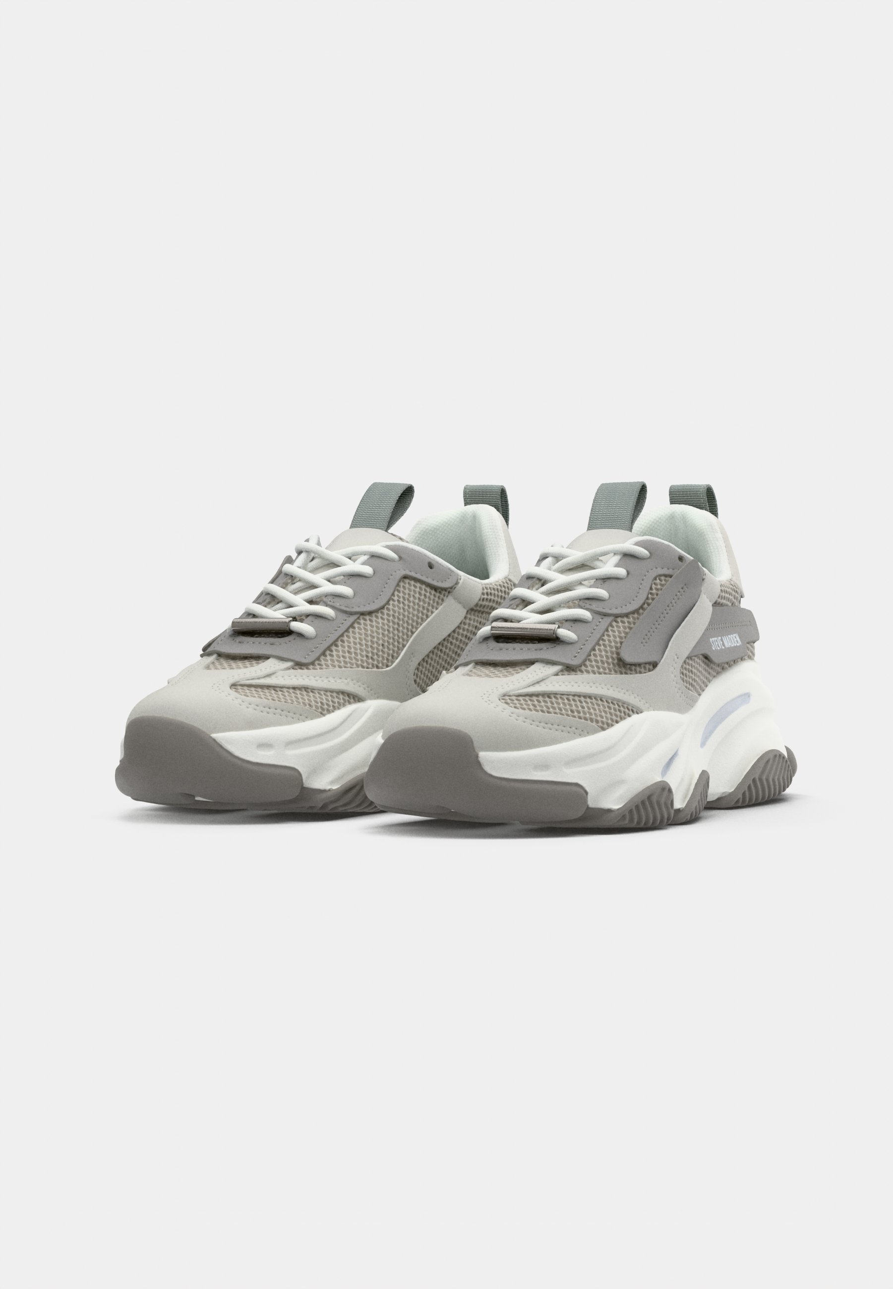 Steve Madden POSSESSION - Sneakers low - dark grey/light grey/gri