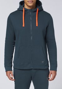 Chiemsee KAPUZEN MIT -LOGO - Zip-up sweatshirt - total eclipse