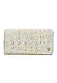 Unselected, croco embossed cream gold