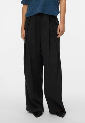 VMSIBILLI - Auduma bikses - dark grey melange