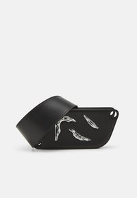 CROSS BODY - Torba čez telo - black and chrome