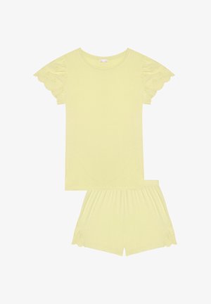 Yamamay, HAPPY NIGHT - PAJAMAS - Pyjama set - yellow (plain)