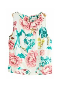 Unselected, ecru floral print