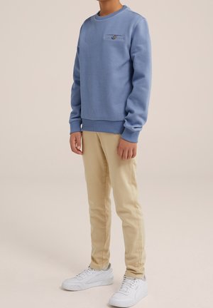 WE Fashion, Pullover - mottled blue