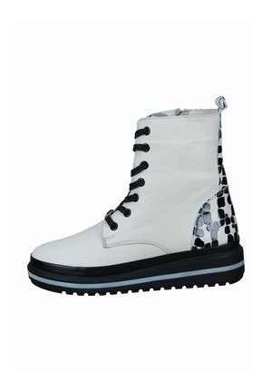 Wedge Ankle Boots - offwhite