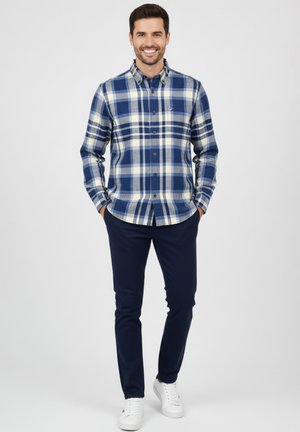 GENDIVE - Camisa - azul y blanco