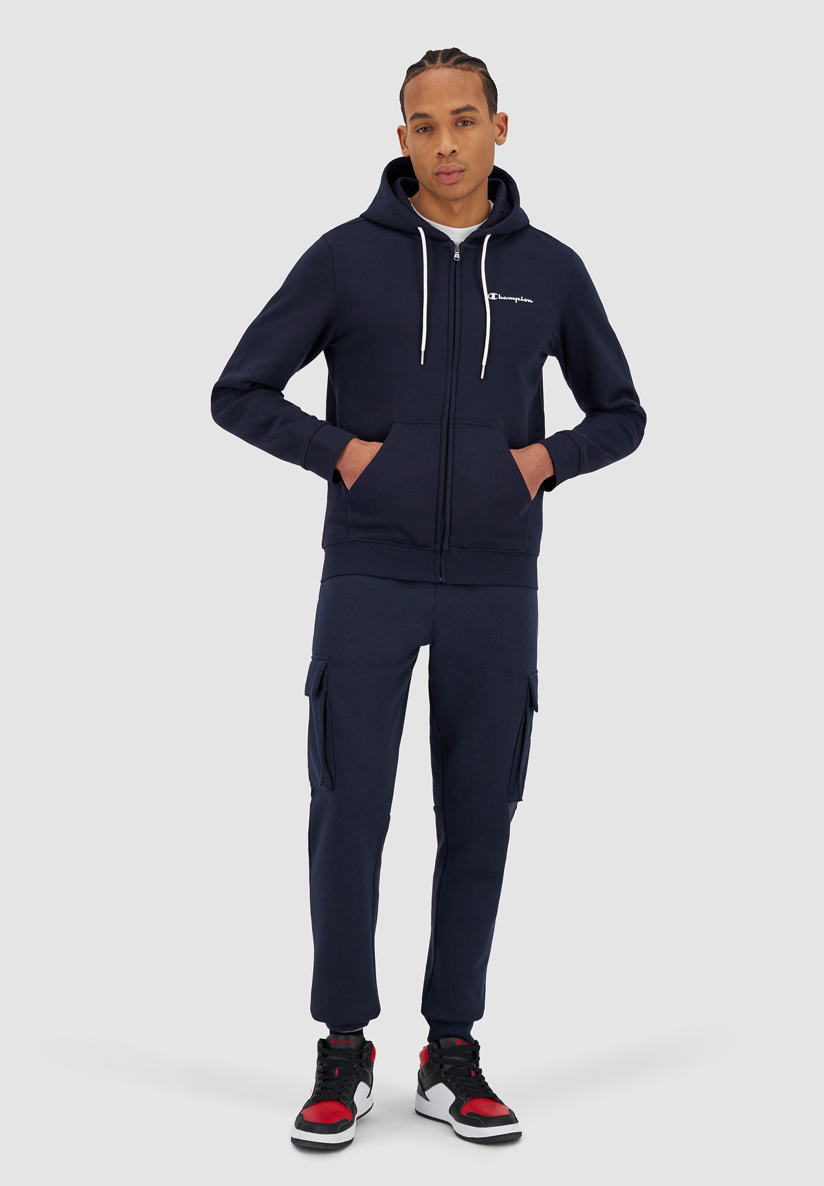 Champion Hoodie - navy blue/blue 