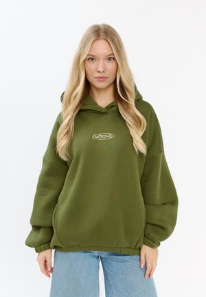 Kapuzenpullover - khaki