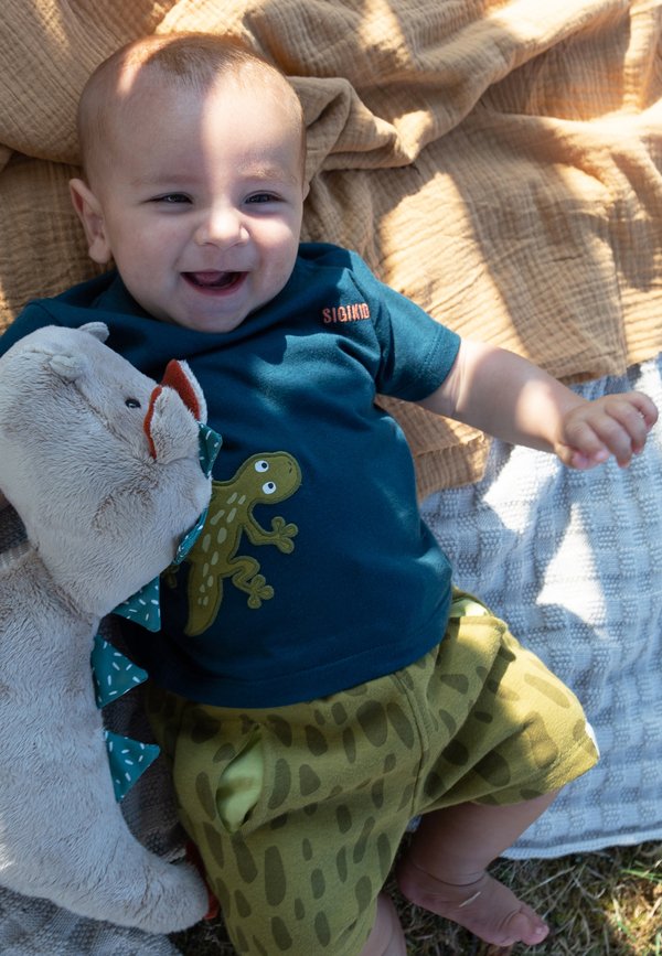 WELCOME TO THE JUNGLE - T-Shirt print - blau