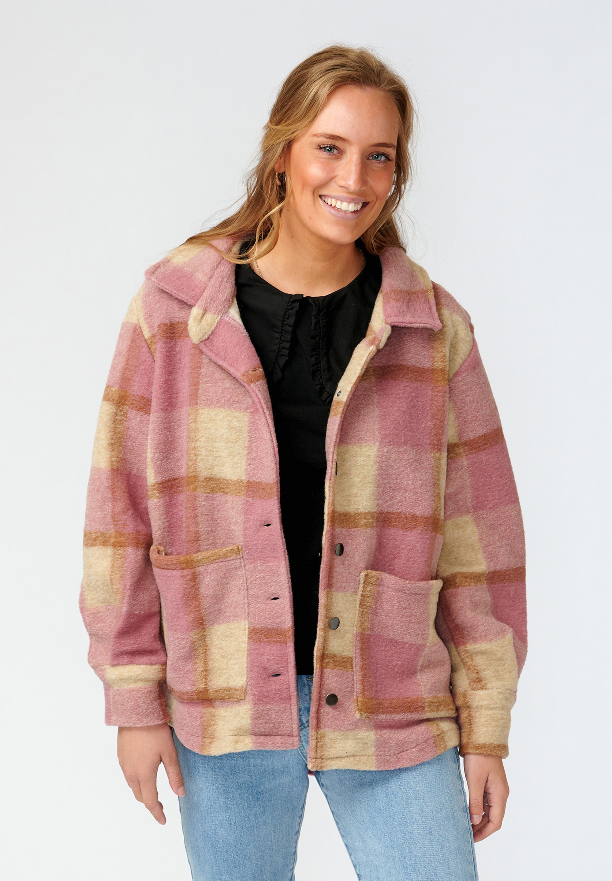 Noella VIKSA - Short coat - dark rose 