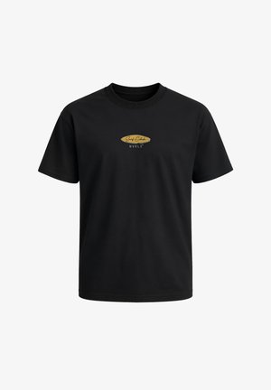 Neverless, HERREN T-SHIRT - PELIKAN - OVERSIZED RELAXED FIT SOMMER FASHION - T-Shirt print - schwarz
