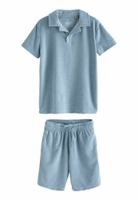 Next SHORT SLEEVE  SET  - REGULAR FIT - Tepláky - mineral blue
