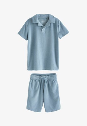 Next SHORT SLEEVE SET - REGULAR FIT - Tréningruha alsók - mineral blue