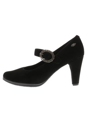 SARAH  TRACHTEN SPANGEN ZUM DIRNDL - High heels - schwarz velour