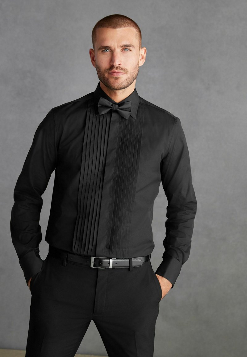 Next REGULAR FIT - Cămașă - black